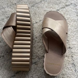 Tory Burch platform slides
